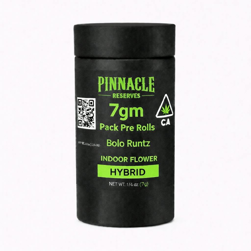 PINNACLE RESERVES - Bolo Runtz - 7 Pack- One Gram Pre Rolls (duplicate)