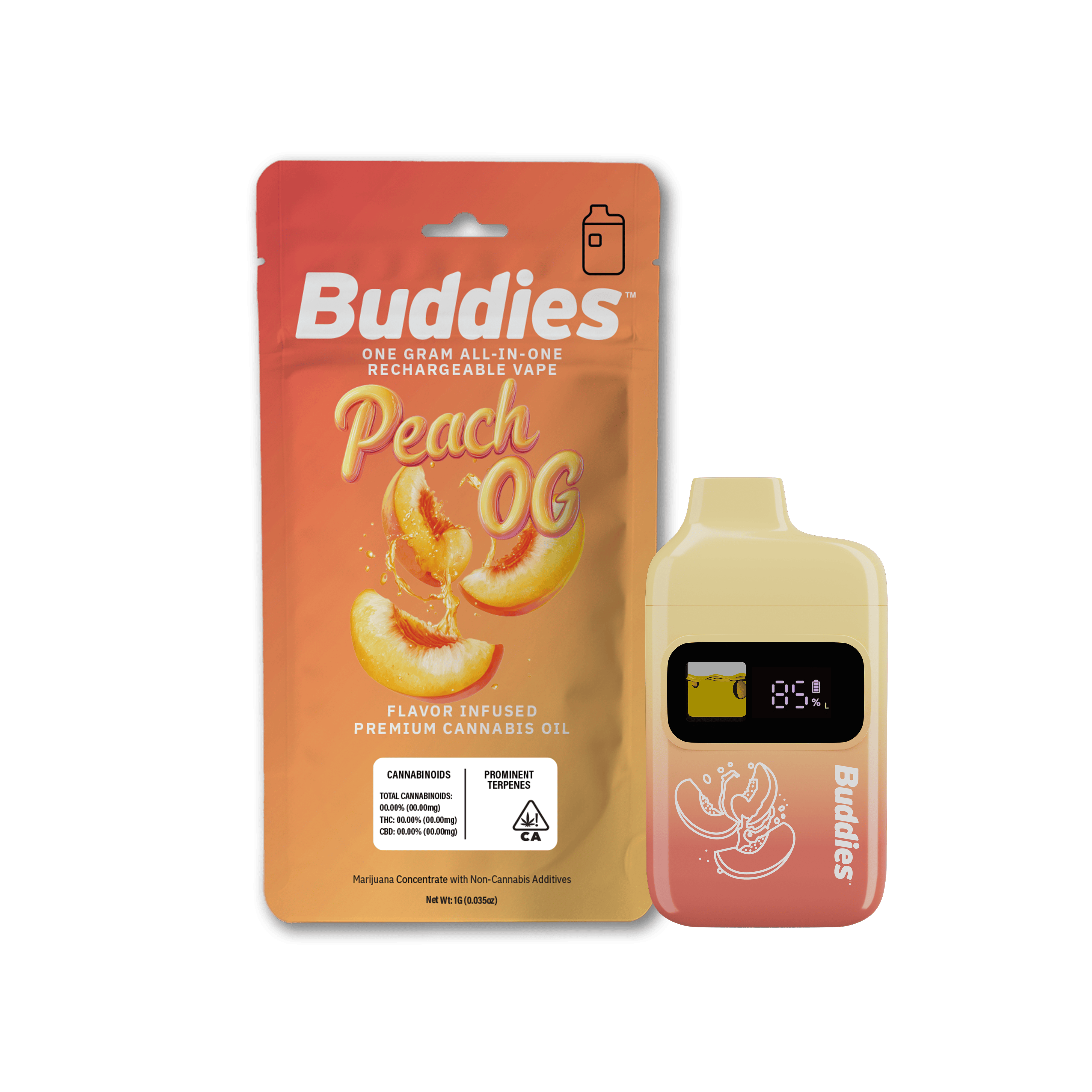 Buddies Brand: Peach OG