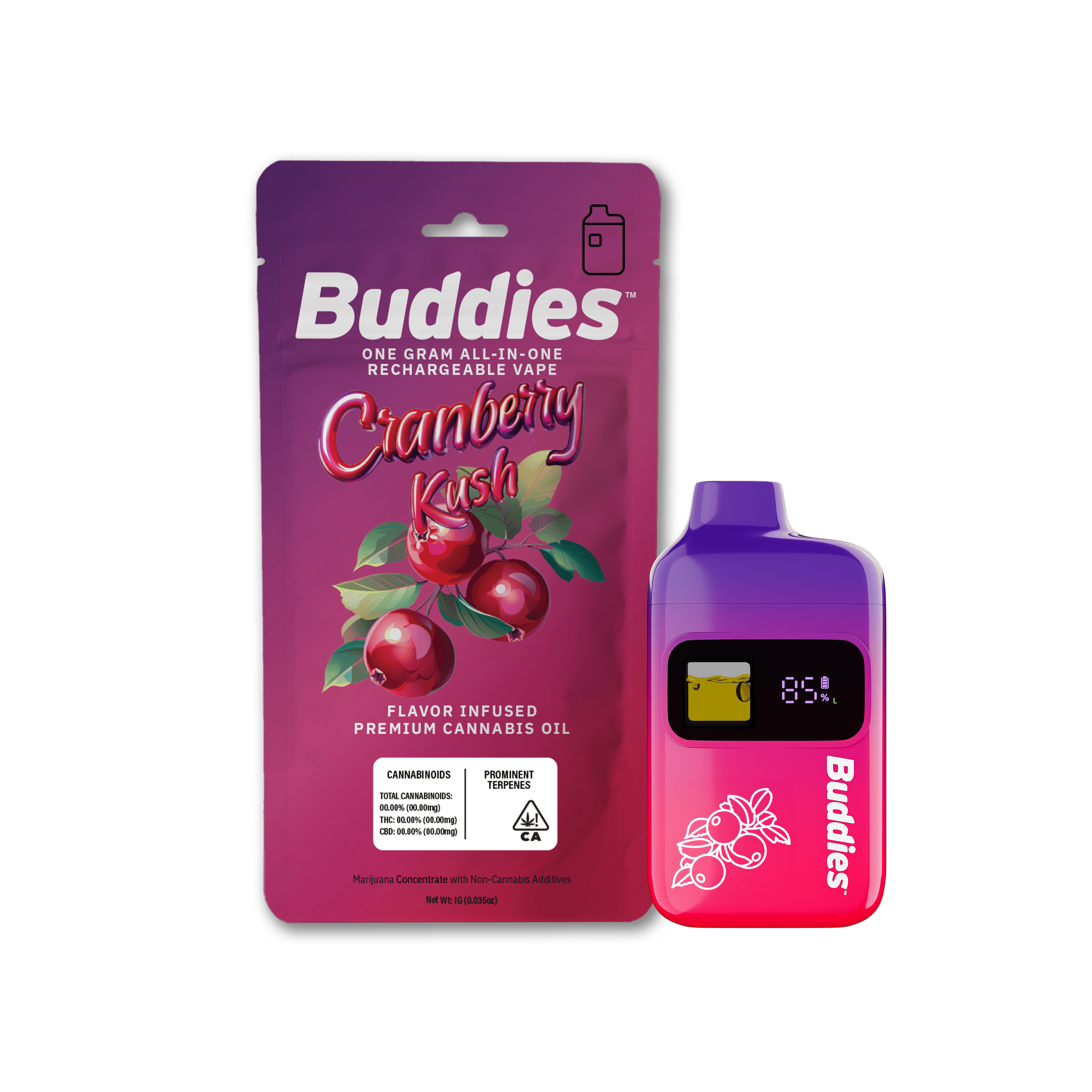 Buddies Brand: Cranberry Kush