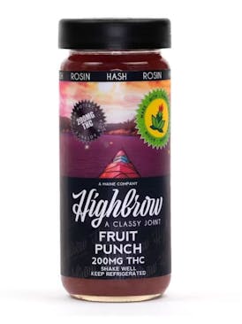 Highbrow Hash Rosin Fruit Punch Drink 200mg