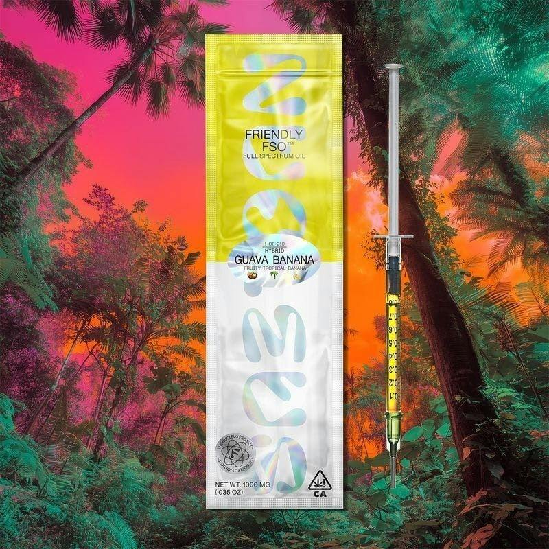 Friendly Brand | Live Resin Applicator | Guava Banana | Extract Oils | 1g