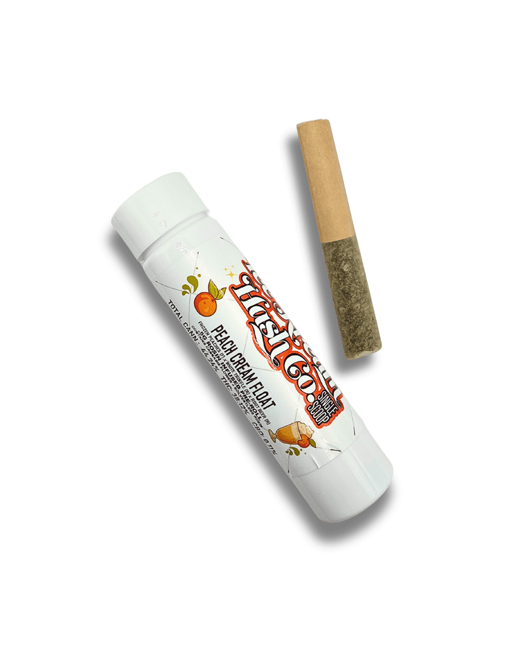 Peach Cream Float | Rosin Infused Mini | 0.5g by Ice Kream Hash Co.