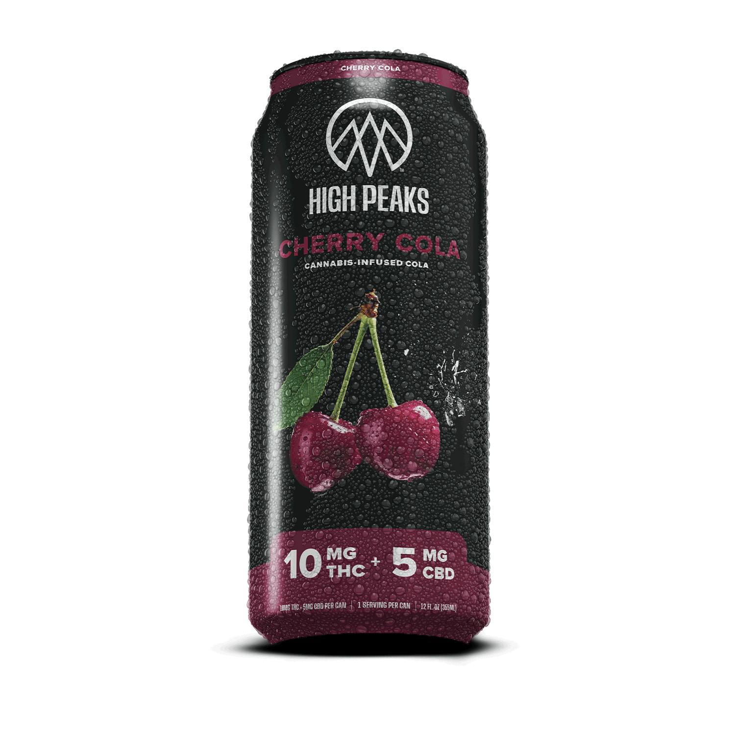 Cherry Cola | 10mg THC + 5mg CBD | 12 fl. oz | 1-Pk. - High Peaks