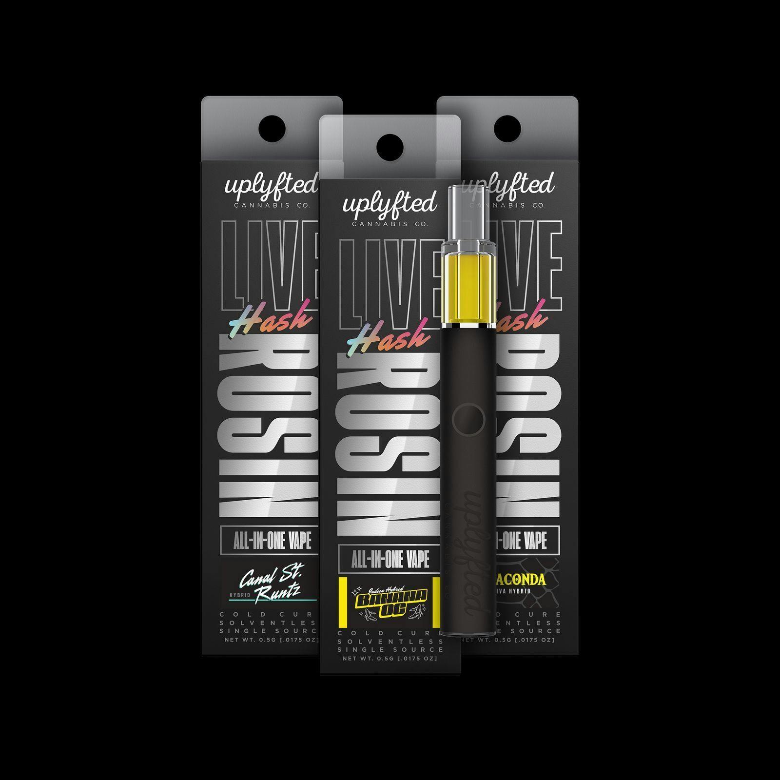Coup D'etat .5g Live Rosin AIO Disposable by Uplyfted Cannabis Co