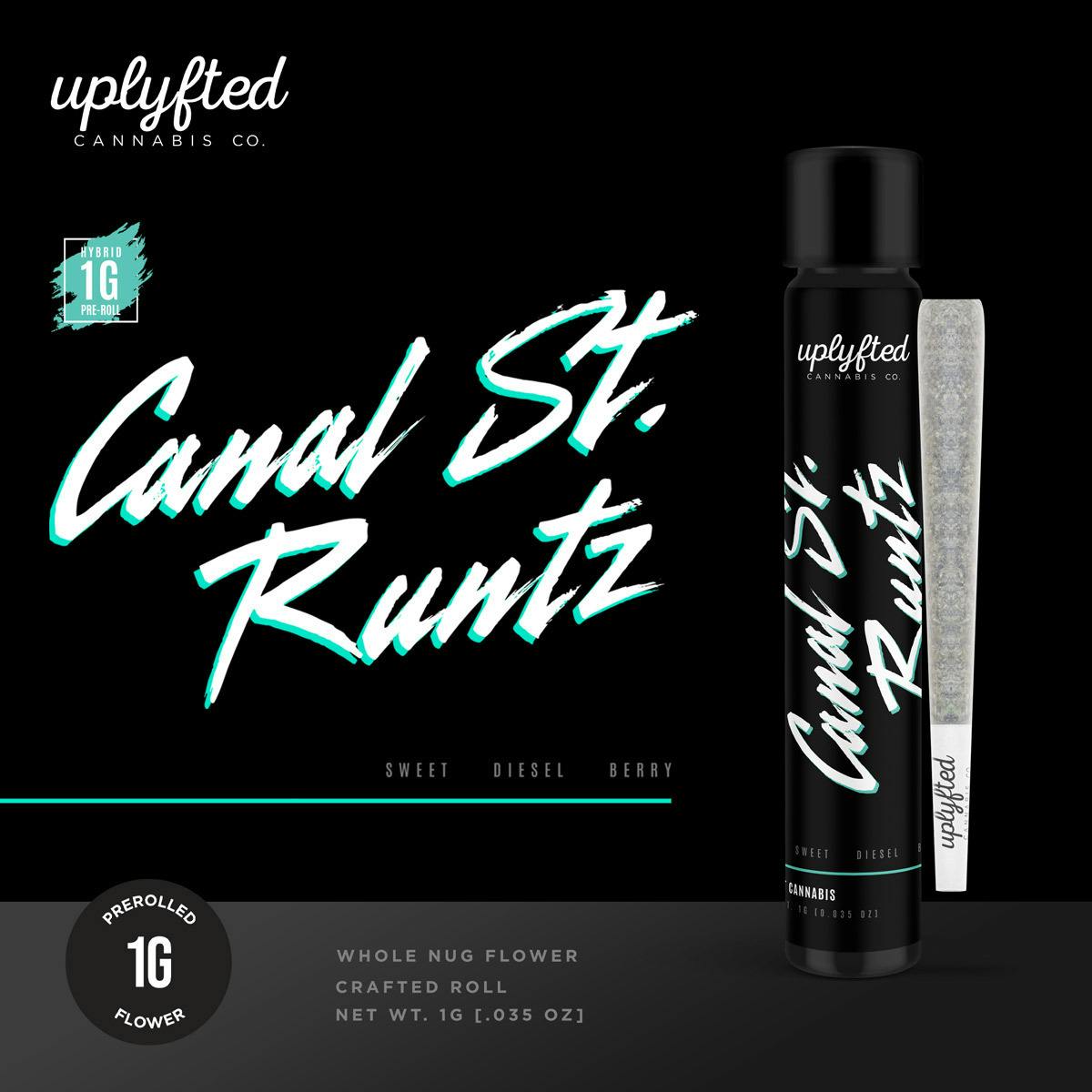 Canal St. Runtz | Joint | 1g by Uplyfted Cannabis Co