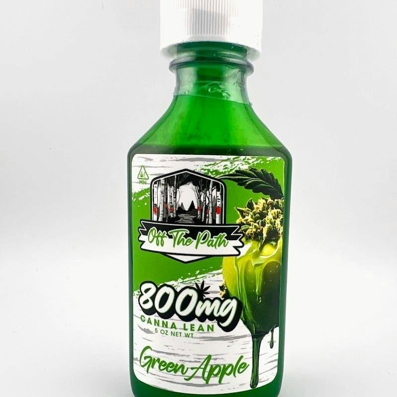 Off The Path Cannabis | Green Apple Canna Lean Syrup | 800mg | 4 fl oz by Off The Path Cannabis