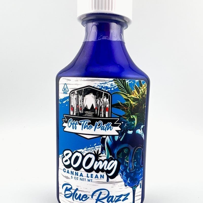 Off The Path Cannabis | Blue Razz Canna Lean Syrup | 800mg THC | 4
