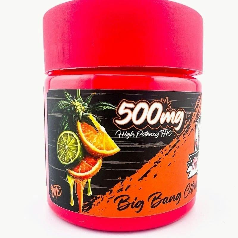 OTP | Big Bang Citrus Live Rosin Gummies | 500mg THC | 10ct | 50mg/ea by Off The Path Cannabis