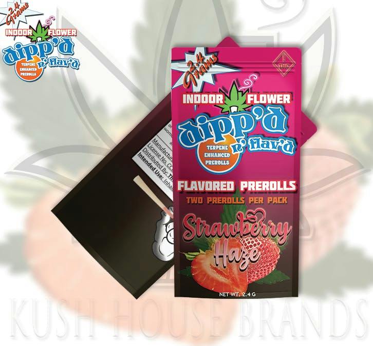 Dipp'd N Flav'd - Strawberry Haze - 2pk