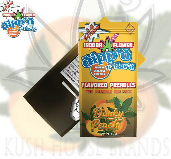 Dipp'd N Flav'd - Danky Peach - 2pk