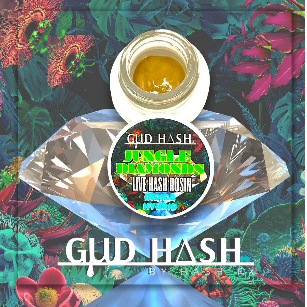 Hash RX - Jungle Diamonds Live Hash Rosin 4g - Hash RX