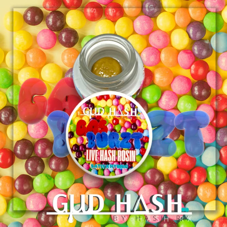 Hash RX - Gas Burzt Live Hash Rosin 1g