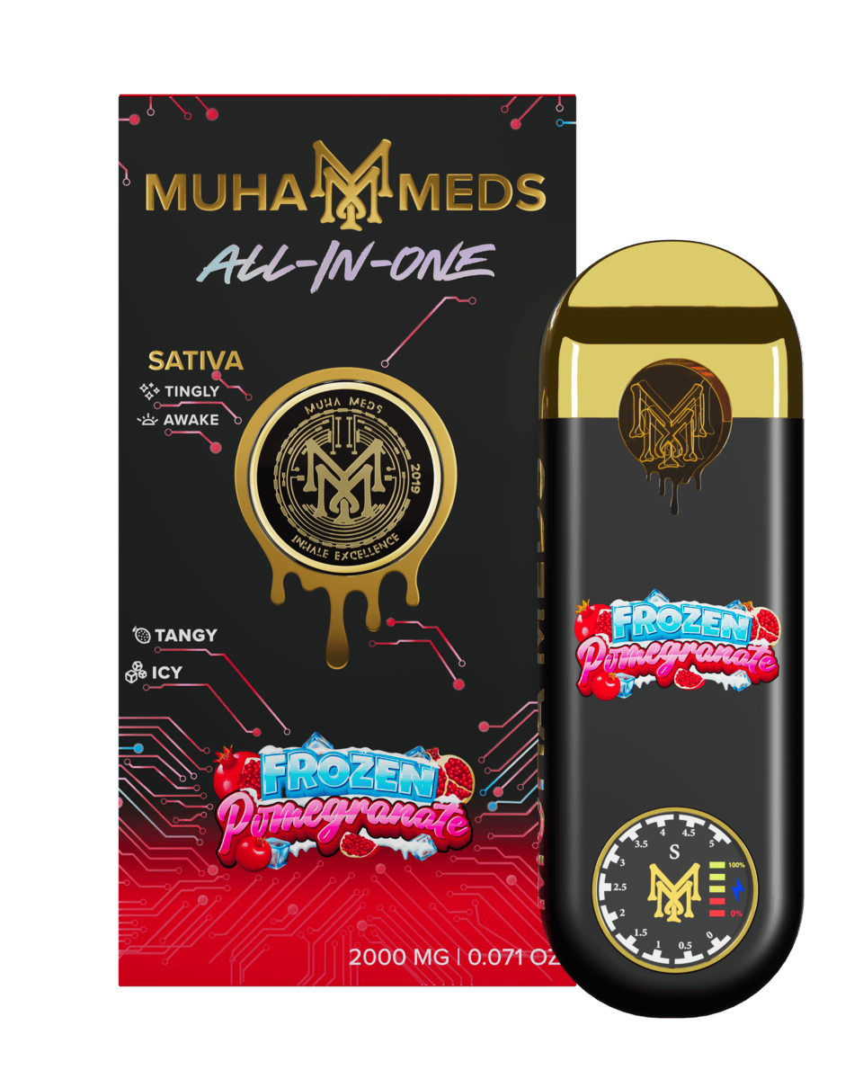 Muha Meds | Frozen Pomegranate | Disposable | 2g