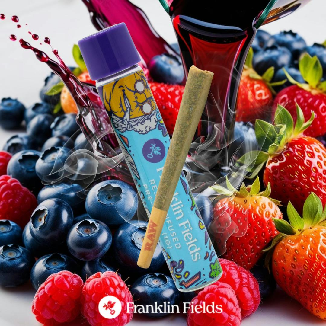 Franklin Fields Infused Pre Roll Purple Sangria 1g at The Corner Farmacy - NOW OPEN!