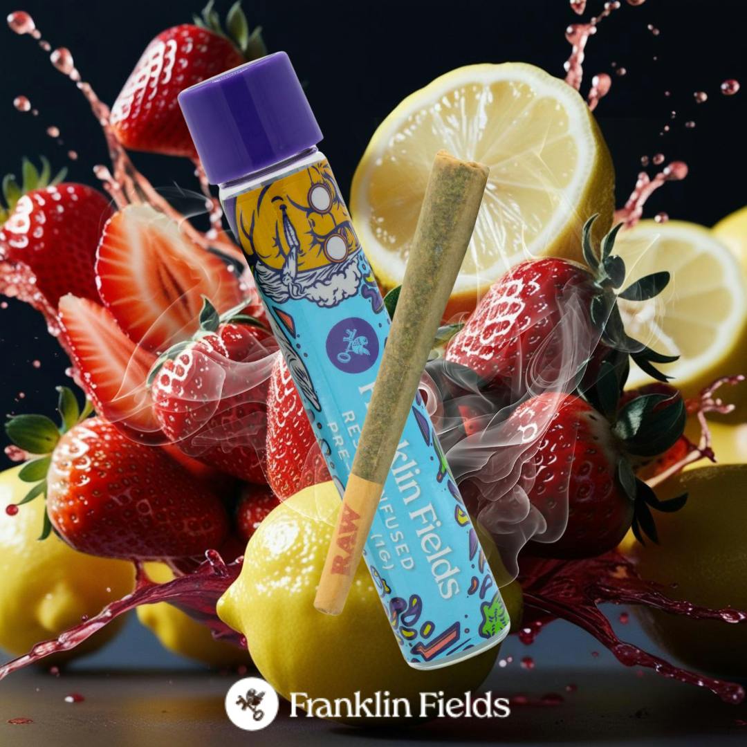 Franklin Fields Infused Pre Roll Strawberry Lemonade 1g - Franklin