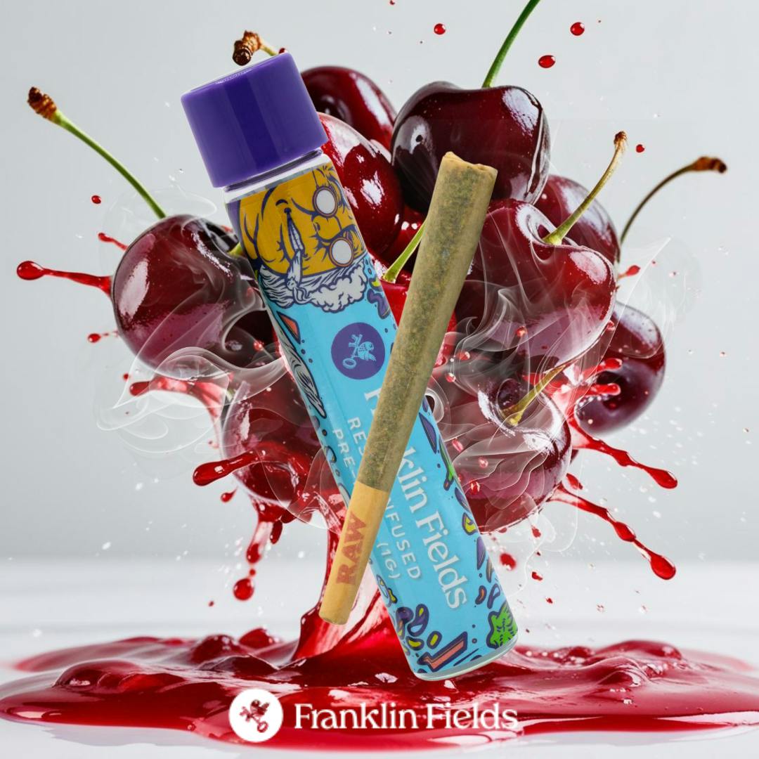 Franklin Fields Infused Pre Roll Traverse City Cherry 1g