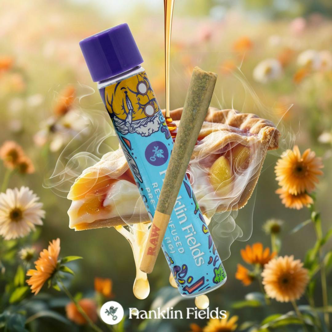 Franklin Fields Infused Pre Roll Peaches and Creme Pie 1g