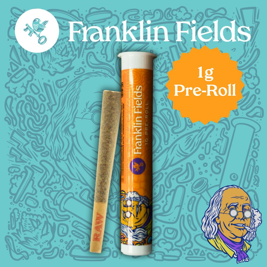 Franklin Fields Cap Junkie Pre Roll 1g by Franklin Fields