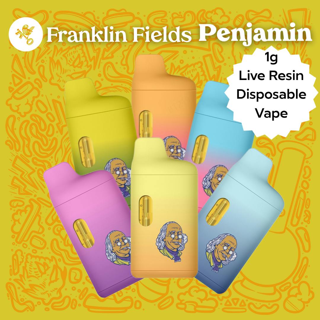 Franklin Fields Penjamin Maui Wowie 1g Live Resin Disposable Vape