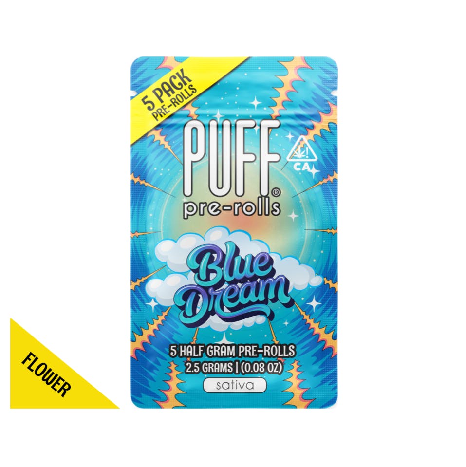 Blue Dream Pre-Rolls 5pk - 2.5g at Flora Terra Weed Dispensary 4th Street