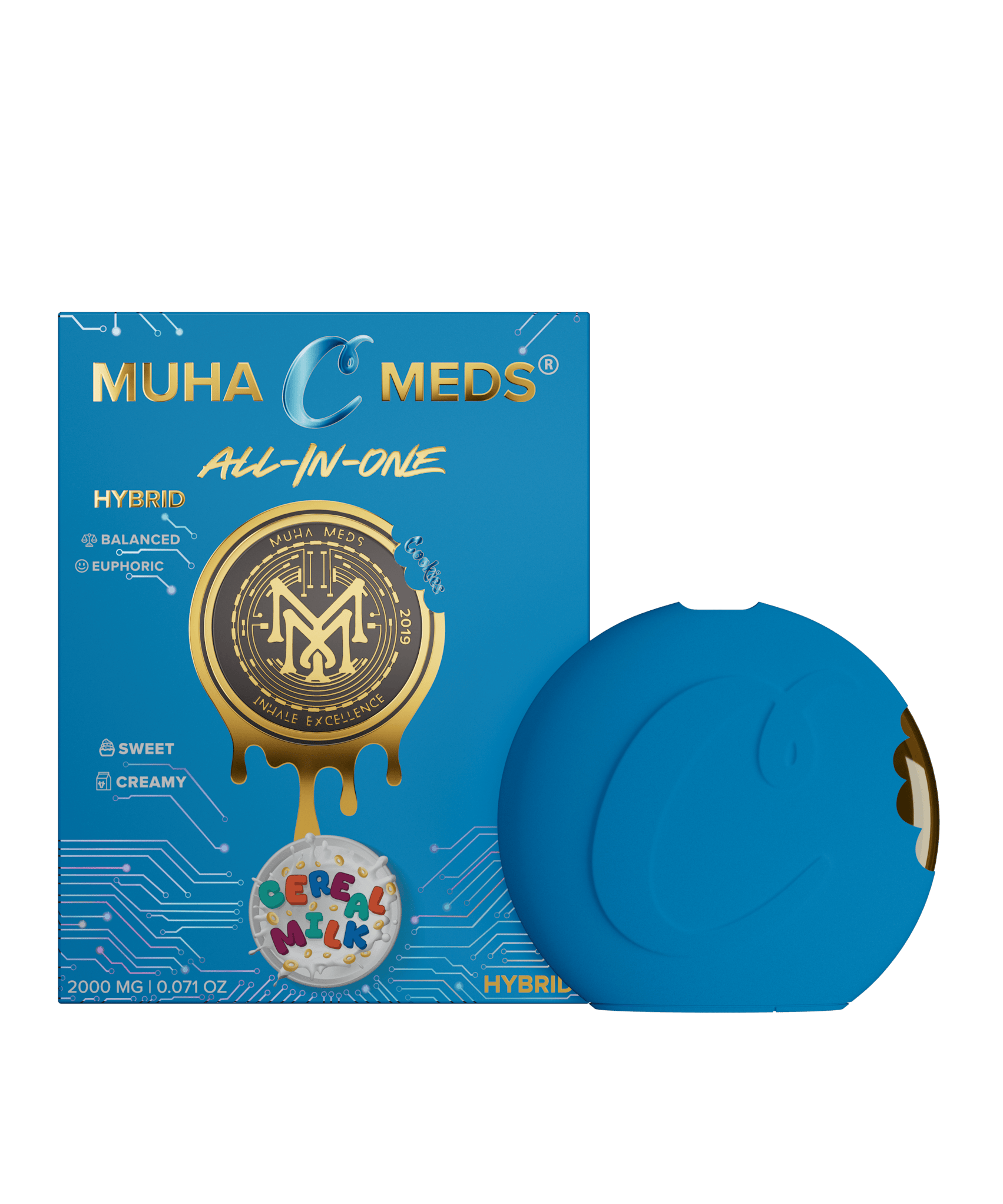 Muha Meds x Cookies | Cereal Milk | Disposable | 2g