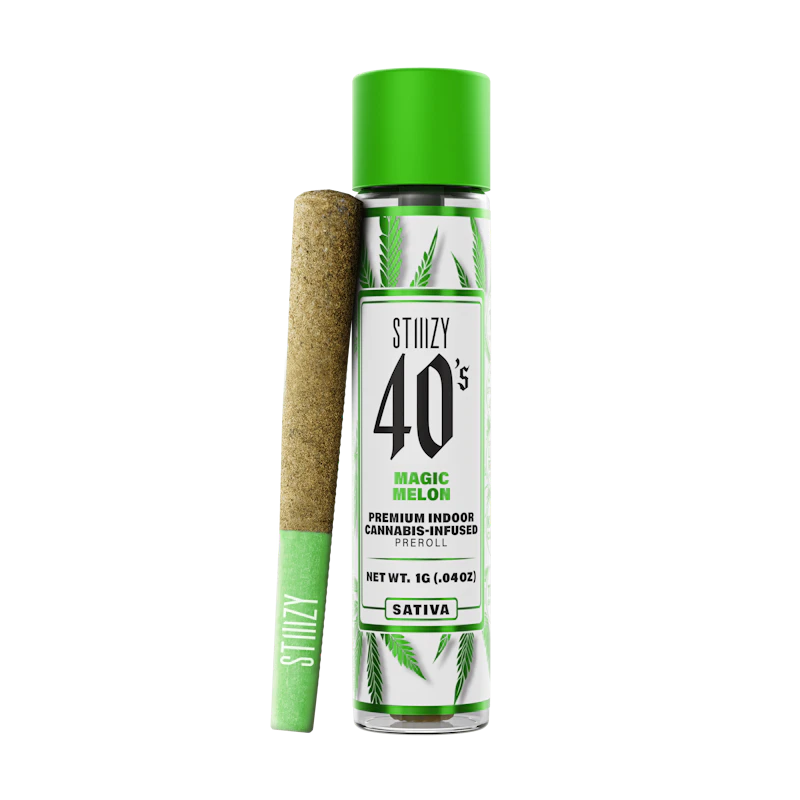 STIIIZY - MAGIC MELON - 1G 40's Infused Preroll, Infused Pre-Rolls