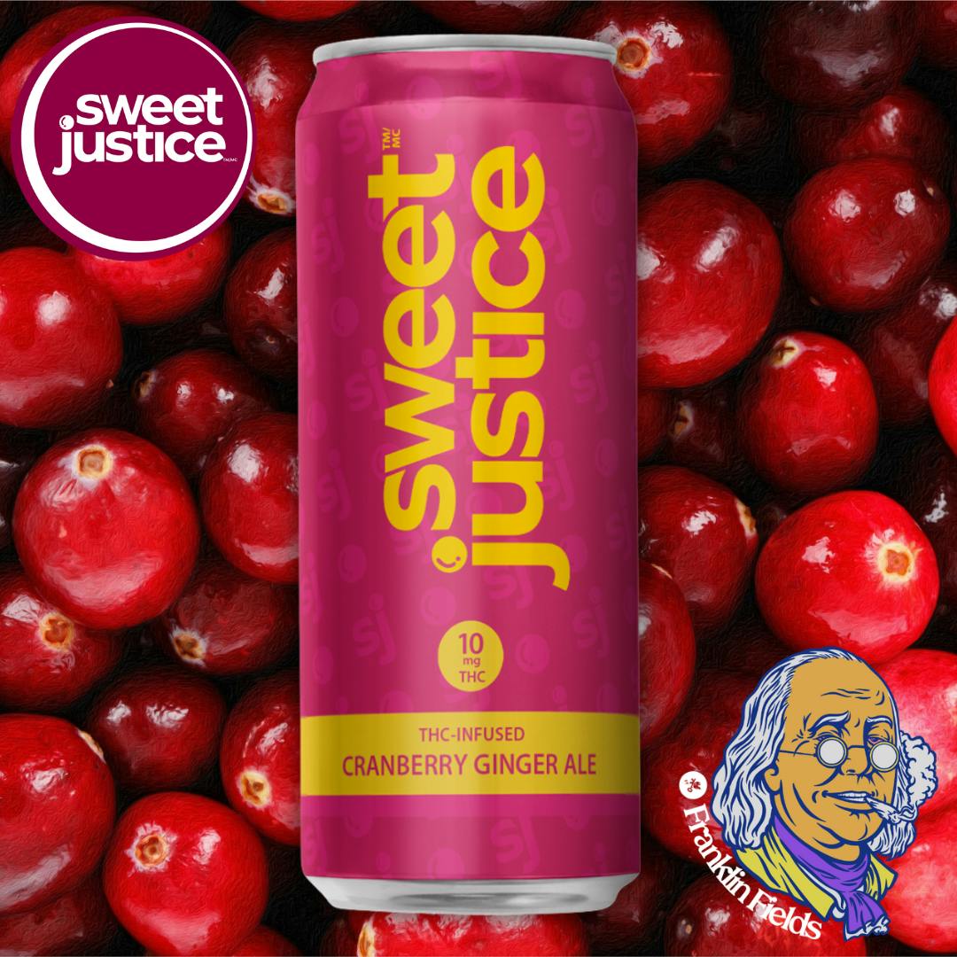 Sweet Justice Cranberry Ginger Ale Infused Soda - Franklin Fields
