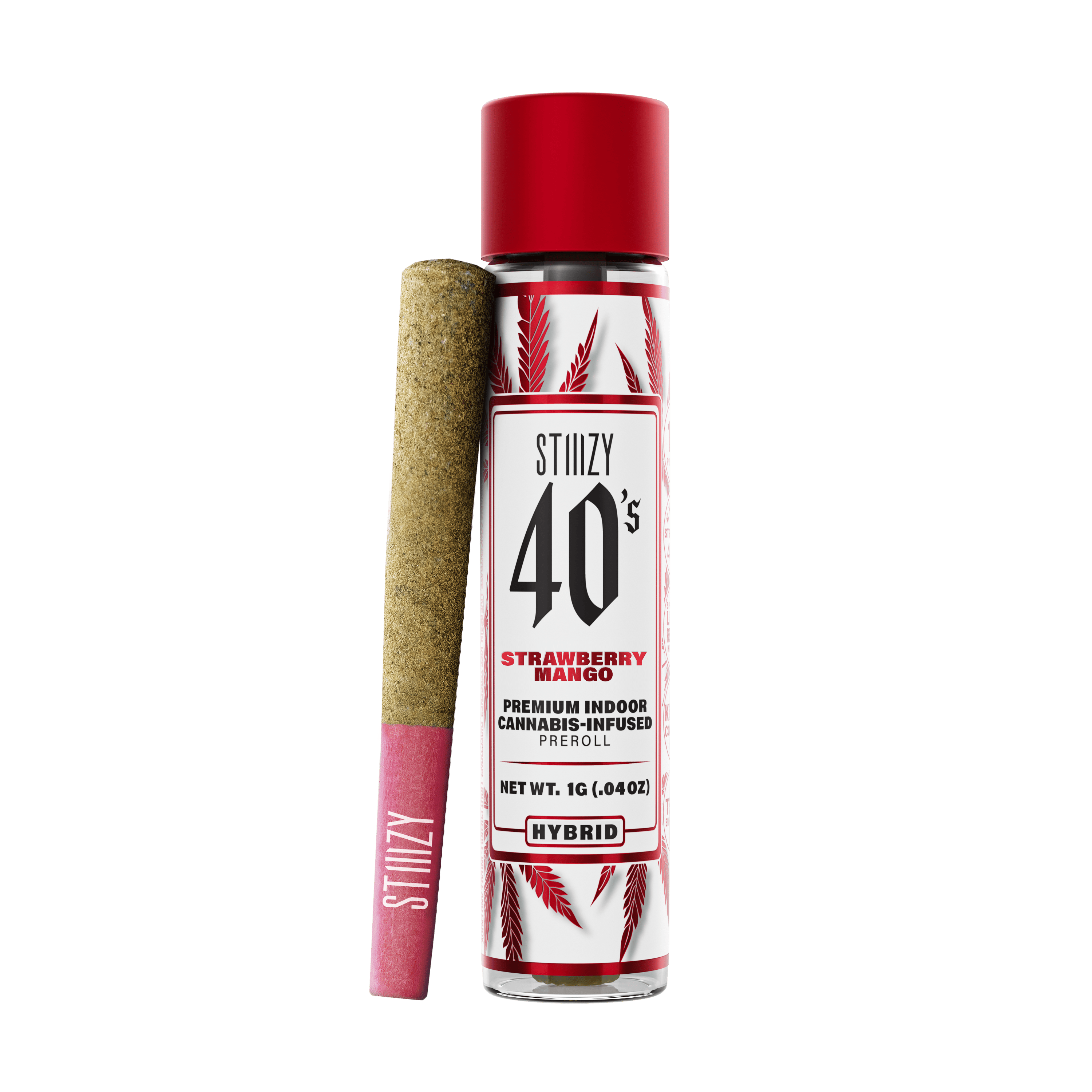 STIIIZY - STRAWBERRY MANGO - 1G 40's Infused Preroll — Infused Pre-Rolls