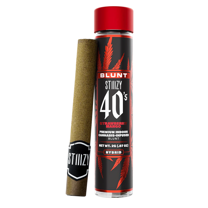 STIIIZY - STRAWBERRY MANGO - 2G 40's Infused Blunt, Infused Pre-Rolls
