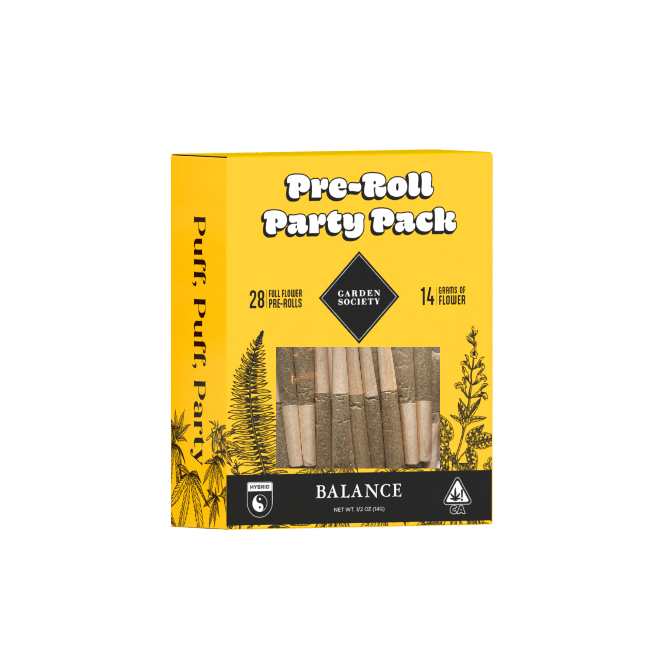 Garden Society Pre-Roll Party Pack (Hybrid) - 28pk - 14g