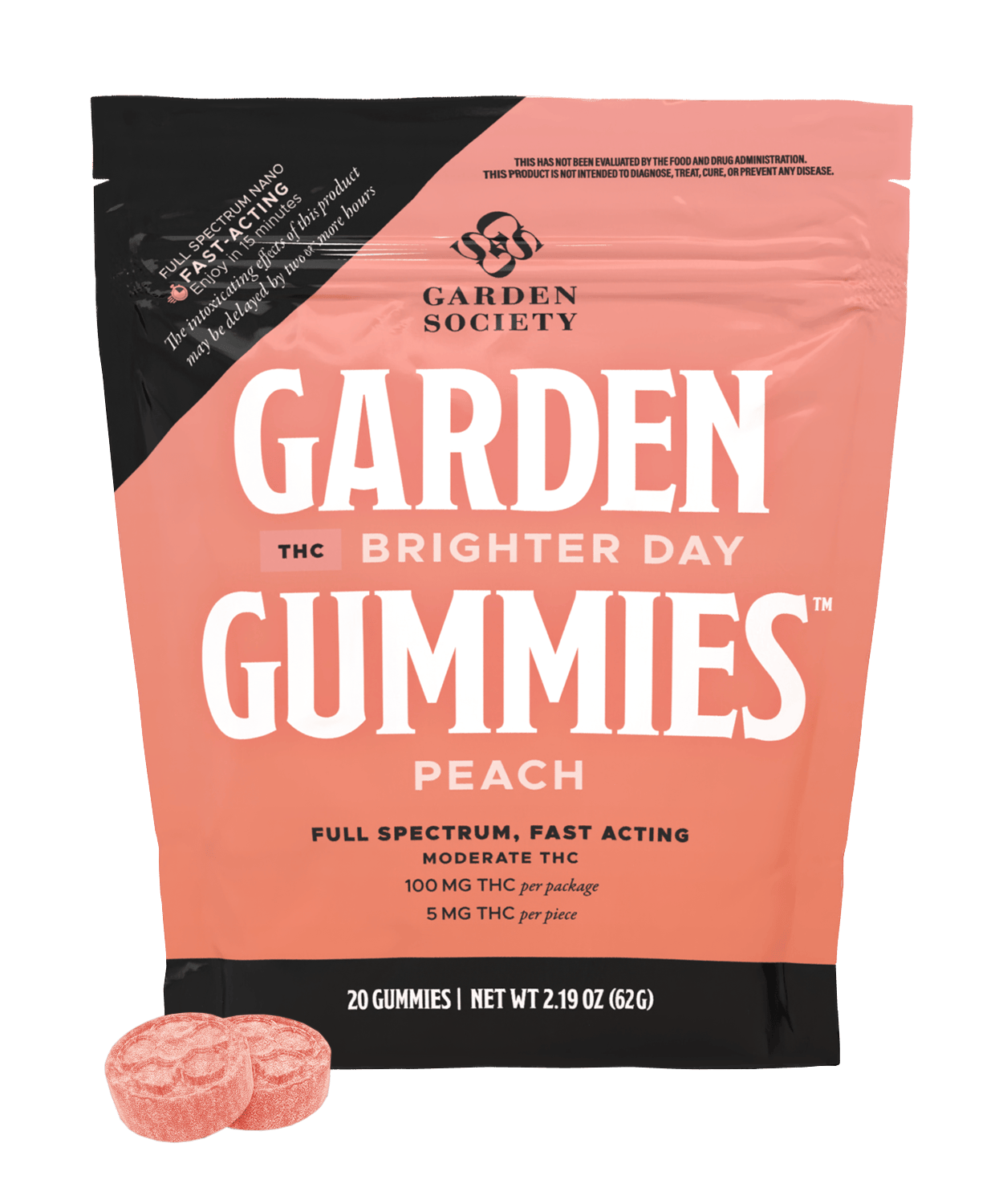 Garden Society Peach Gummies