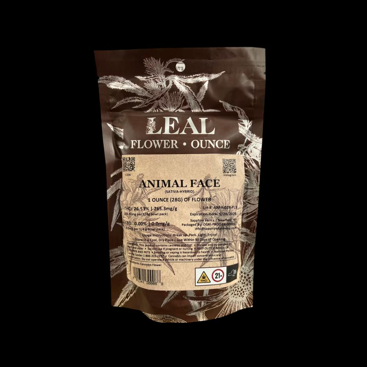 Animal Face | Big Buds | 28g by Leal