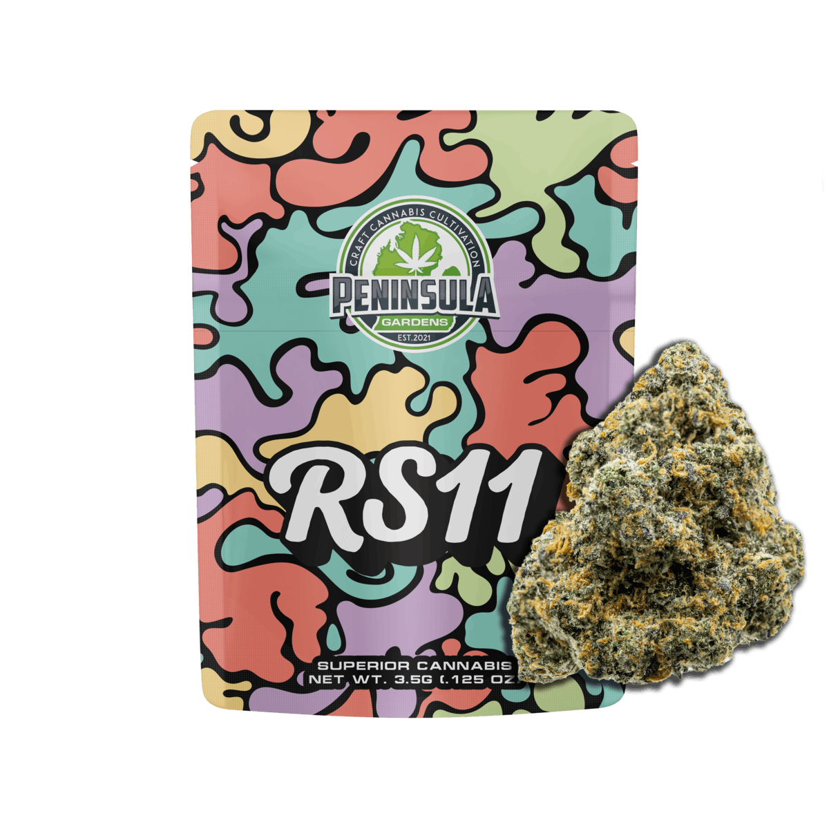 Peninsula Gardens | RS11 | Big Buds | 3.5g by Peninsula Gardens