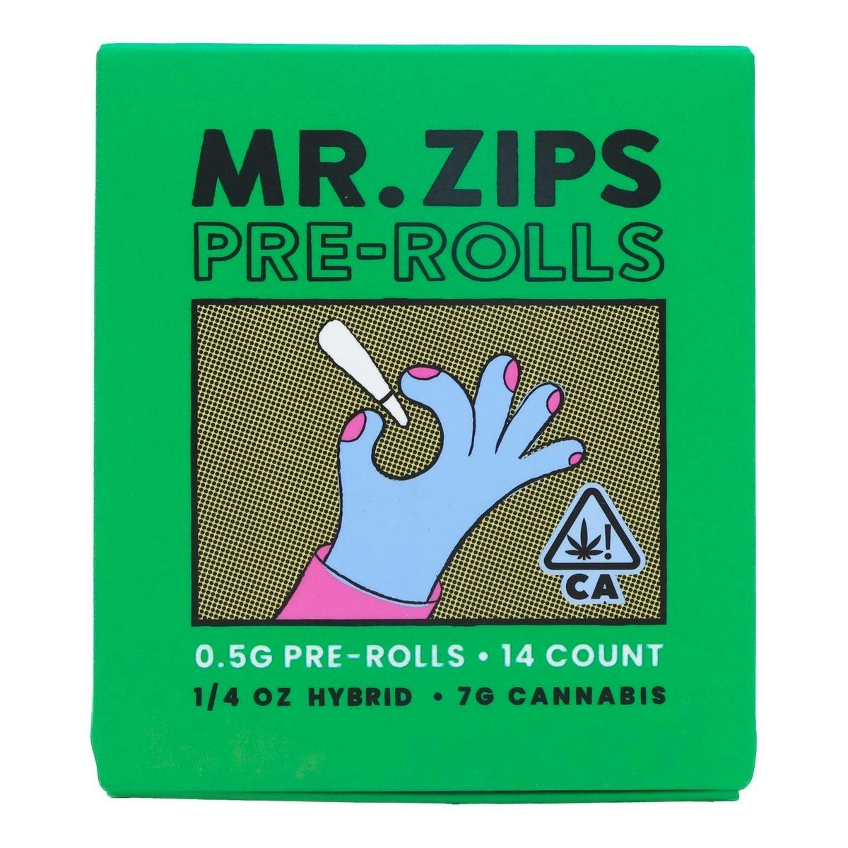 MR. ZIPS | Peanut Butter Breath | Hybrid | Pre-Roll | 14-Pack 0.5g