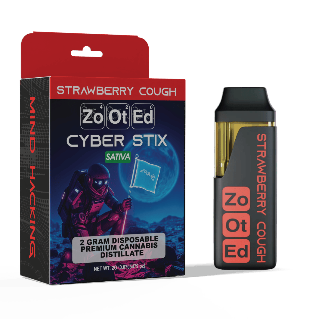 Strawberry Cough | Cyber Stick | Live Resin Disposable | 2g