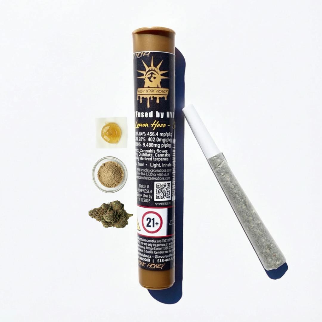 NEW YORK HONEY | 1.5G | N'FUSED PRE-ROLL | SUPER LEMON HAZE