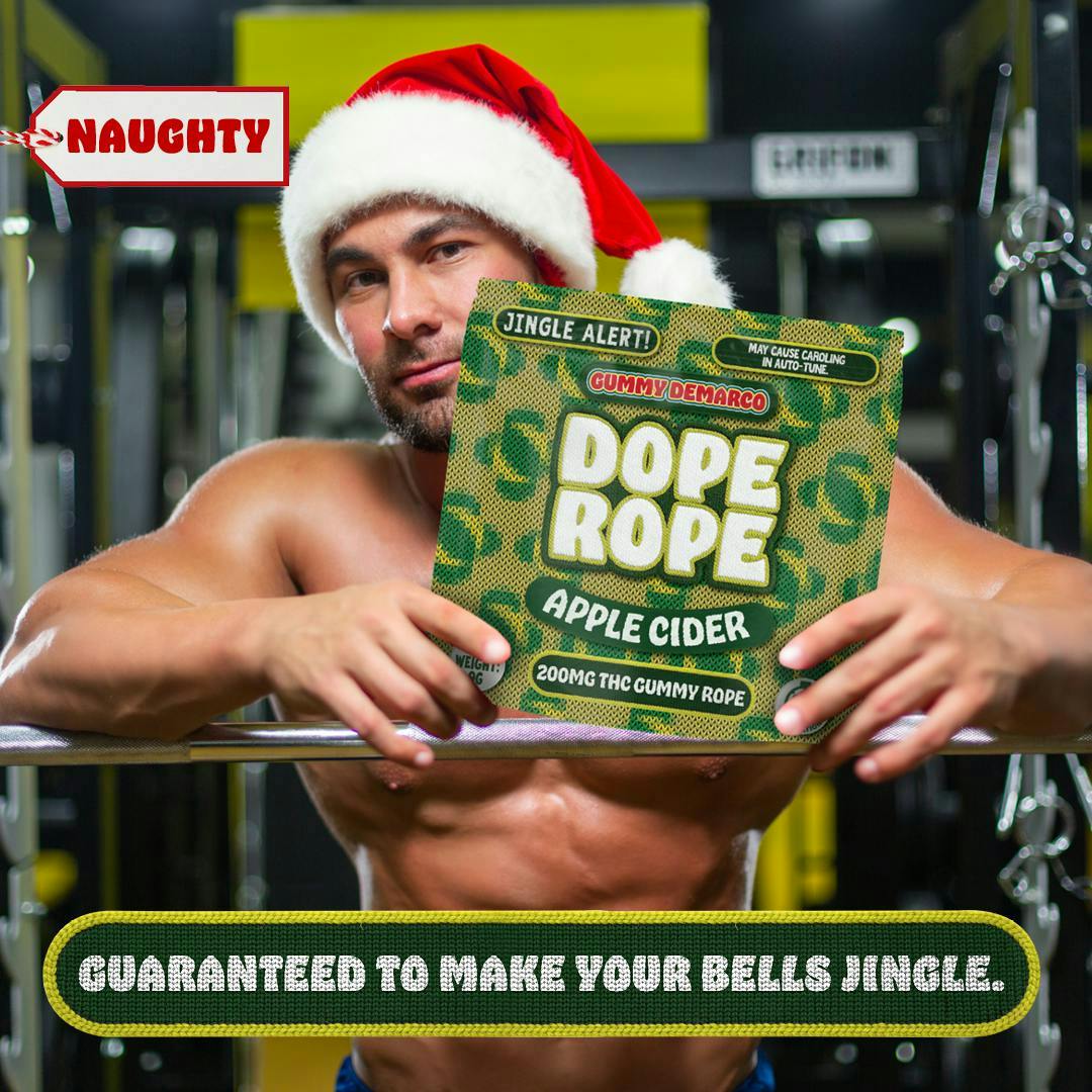 Dope Rope | Holiday | Apple Cider Gummies | 200mg | Single