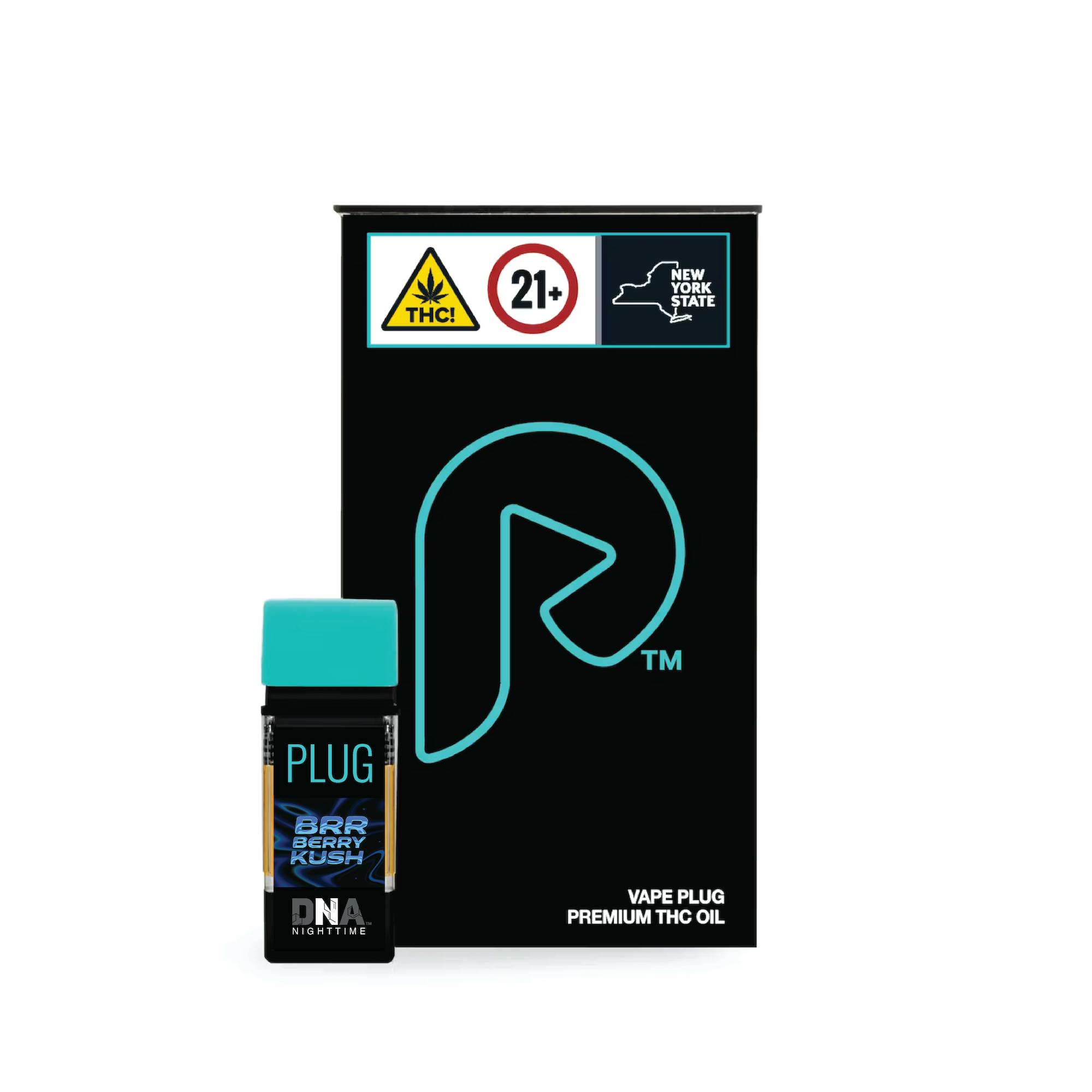 VAPE - 1g PLUG™ New York DNA: BRR Berry Kush by PLUGPLAY™
