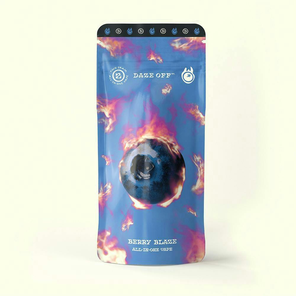 Berry Blaze All-in-One Vape [2g] by Daze Off