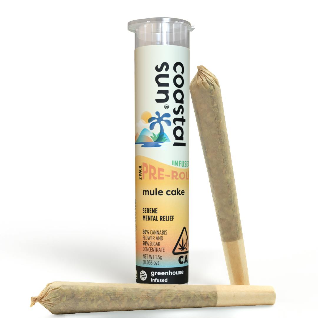 Mule Cake Infused Greenhouse 0.75 Pre-Roll 2pk 1.5g