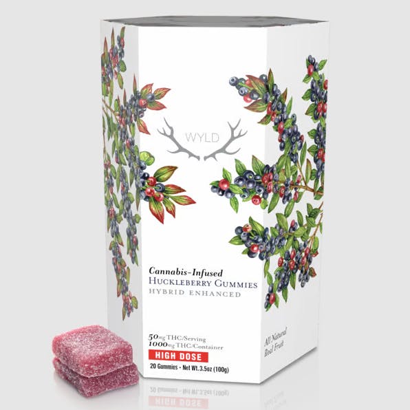 Huckleberry Hybrid Enhanced Gummies · 1000mg · 20ct
