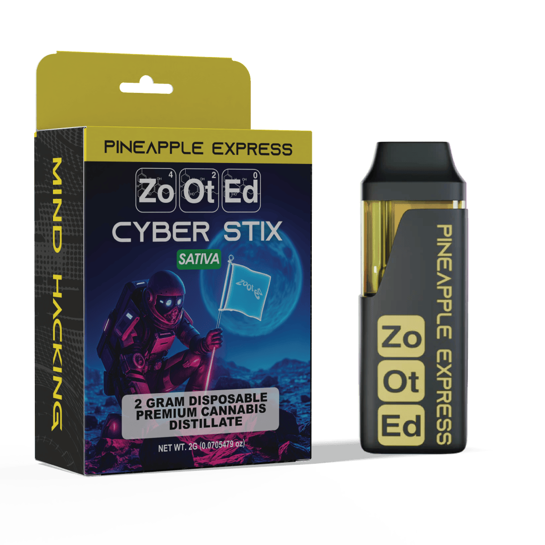 Pineapple Express | Cyber Stick | Live Resin Disposable | 2g by Zooted Brandz - MI