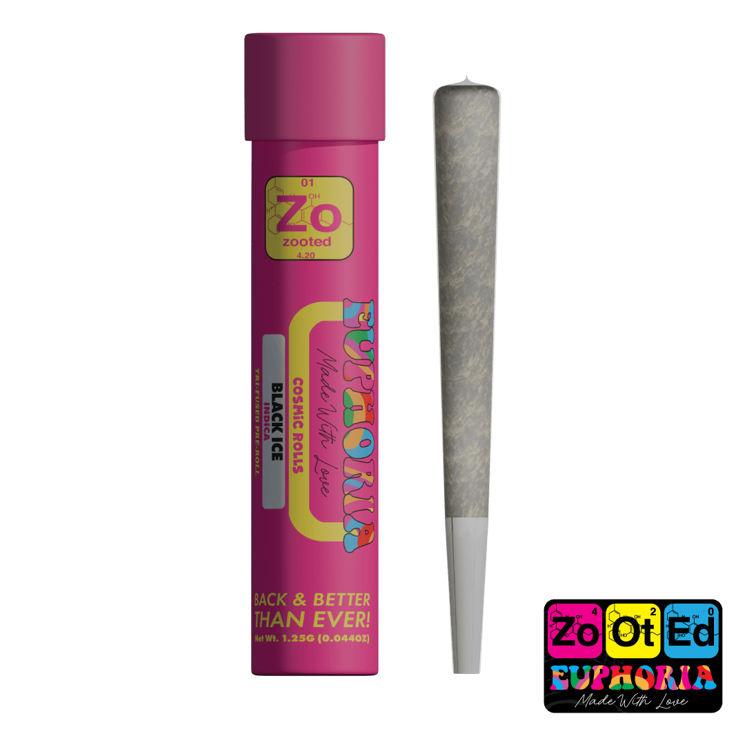 Black Ice | Cosmic Rolls | Infused Joint | 1.25g