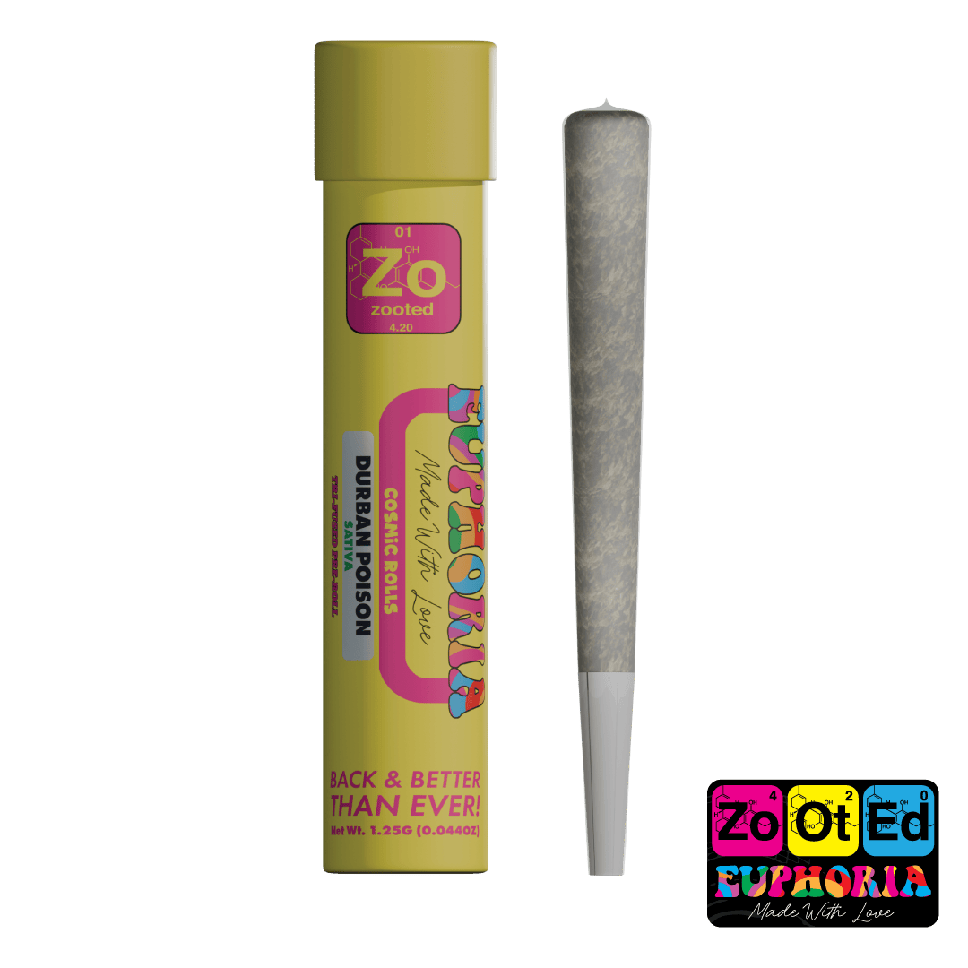 Durban Poison | Cosmic Rolls | Infused Joint | 1.25g