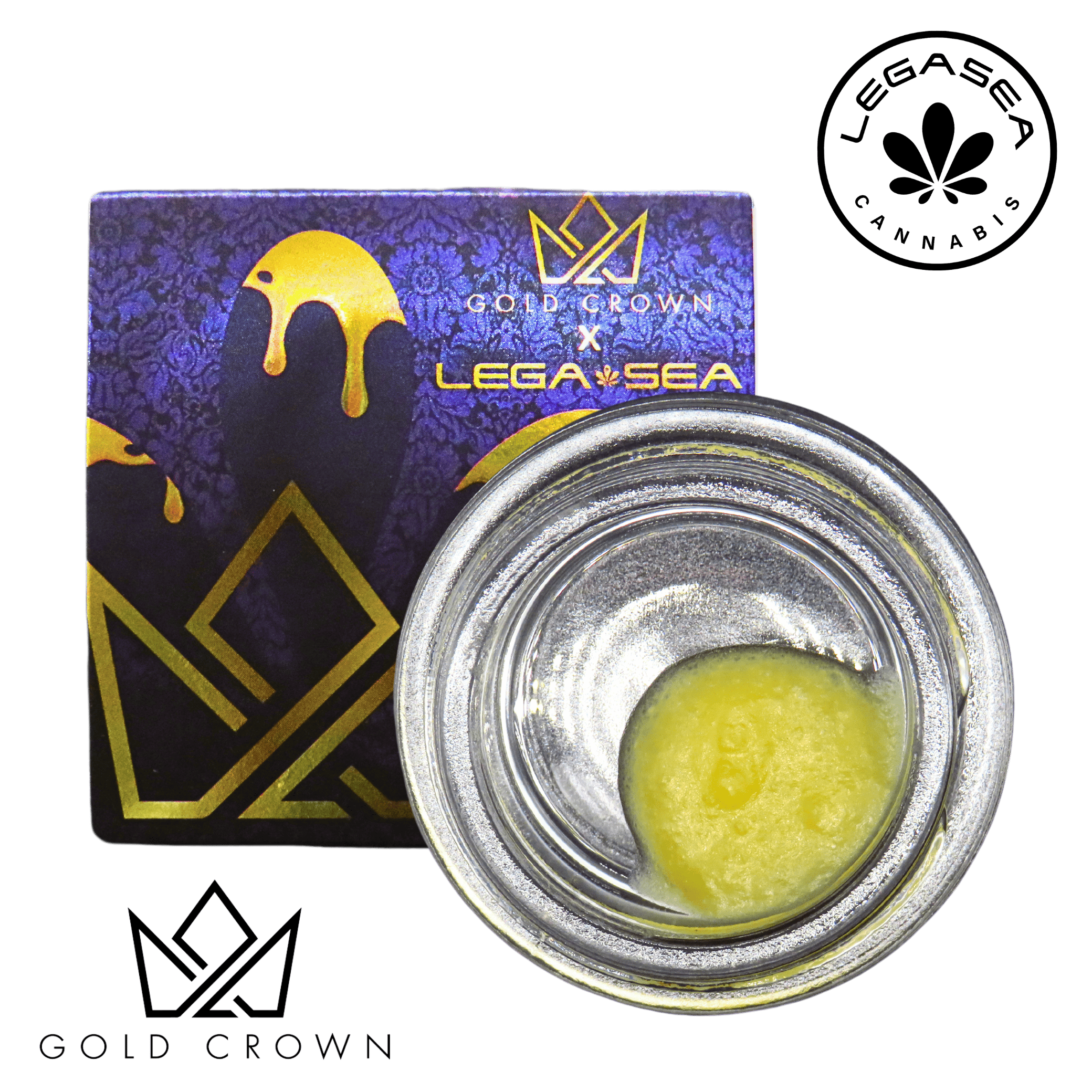 Gold Crown x LegaSea Farms | Designer Runtz | Badder | 1g by Gold Crown