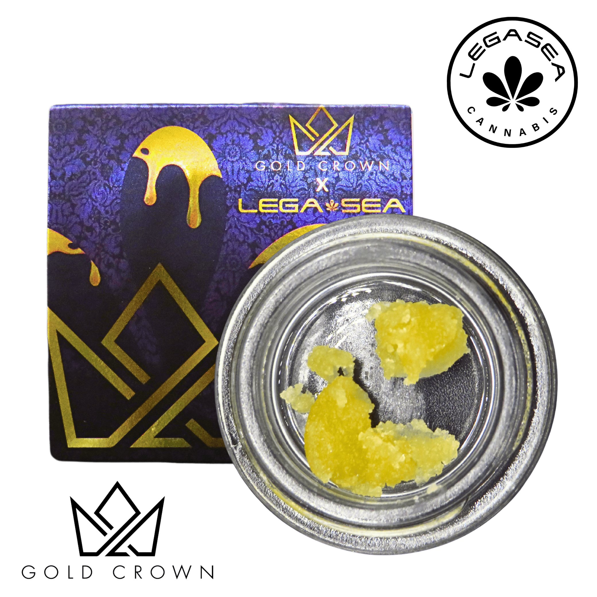 Gold Crown x LegaSea Farms | Designer Runtz | Sugar | 1g by Gold Crown