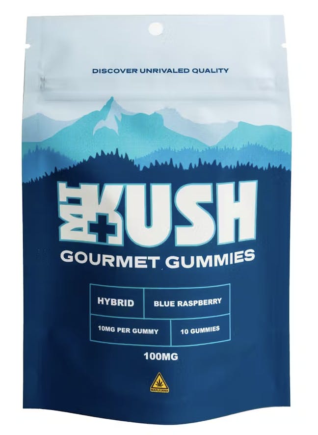 Hash Oil Blue Raspberry Gummies
