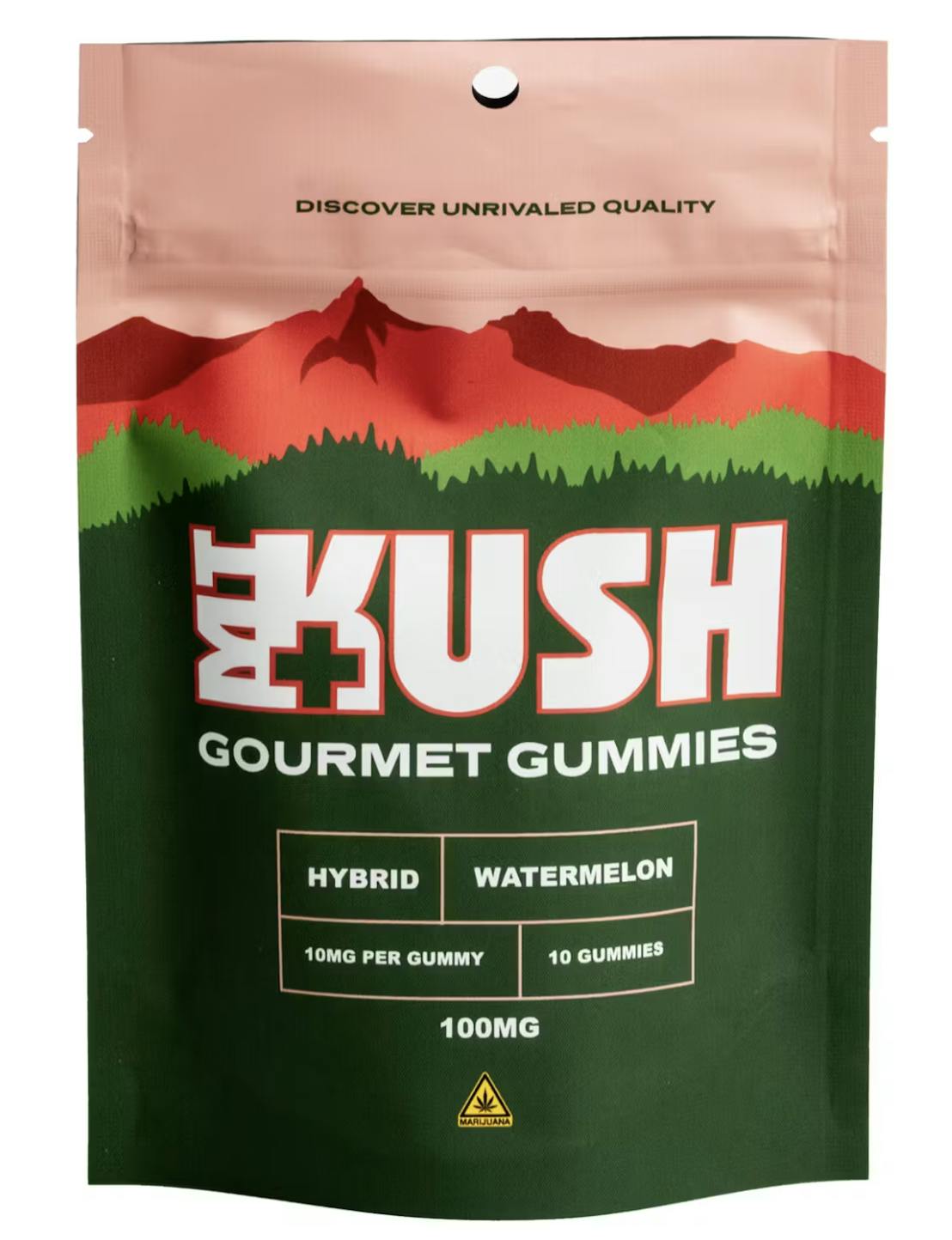 Hash Oil Watermelon Gummies | 10pk by Montana Kush
