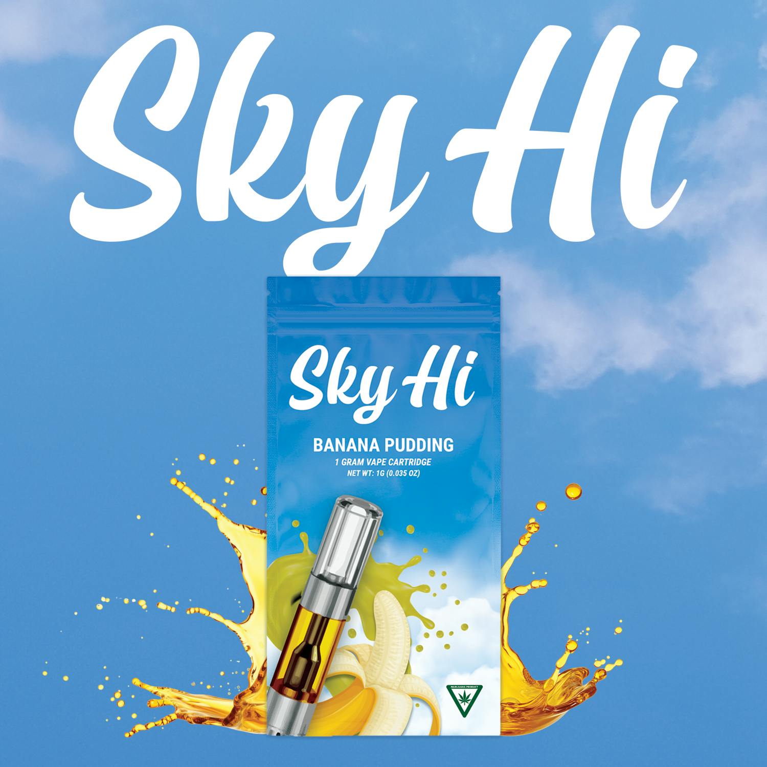 Sky HI | Banana Pudding 1g Cartridge