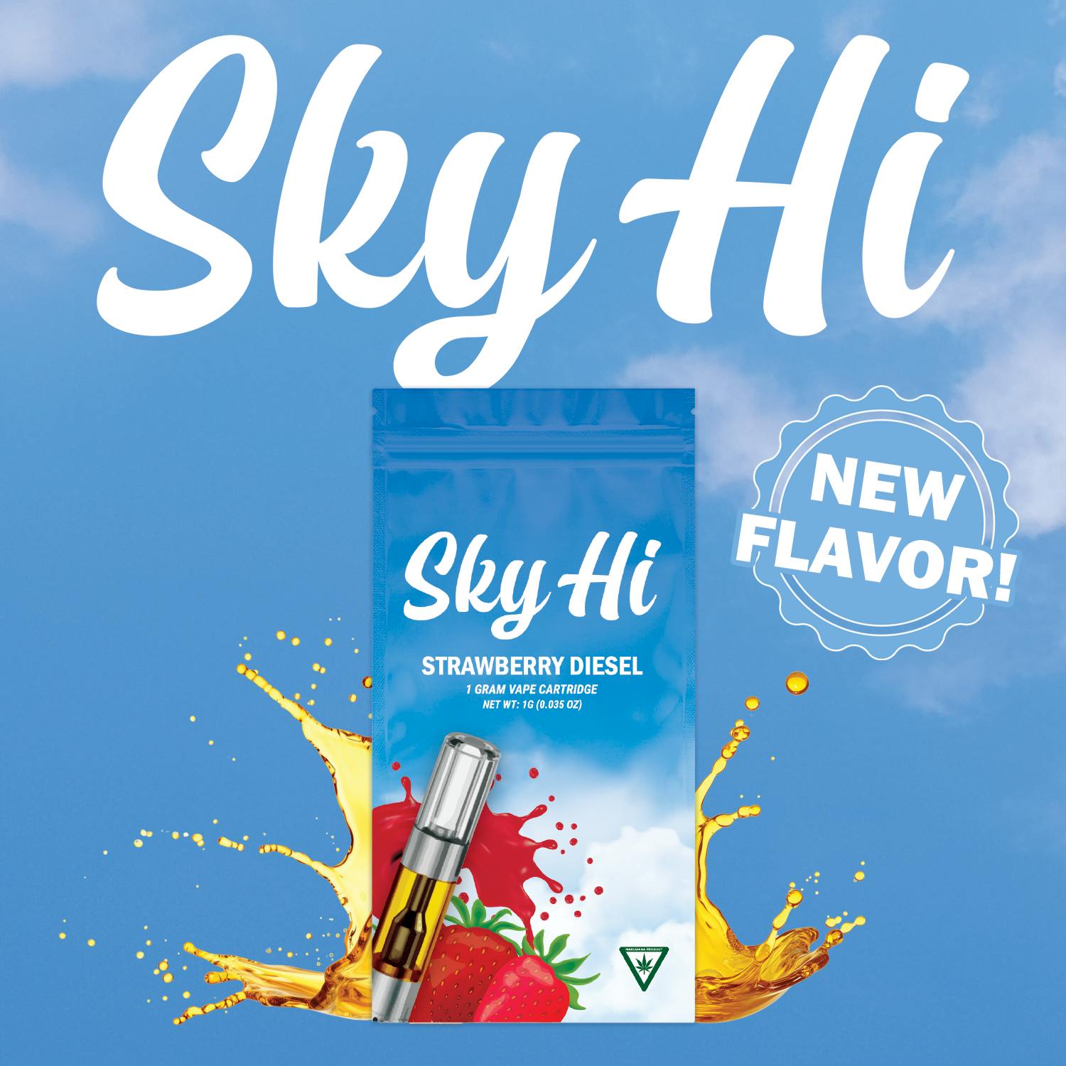 Sky HI | Strawberry Diesel 1g Cartridge